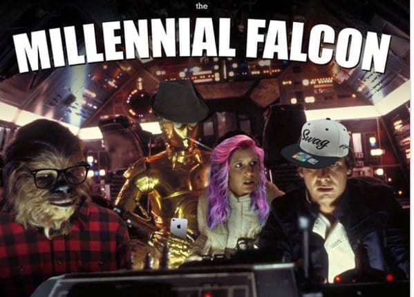 millennial falcon